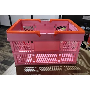 Folding shopping basket