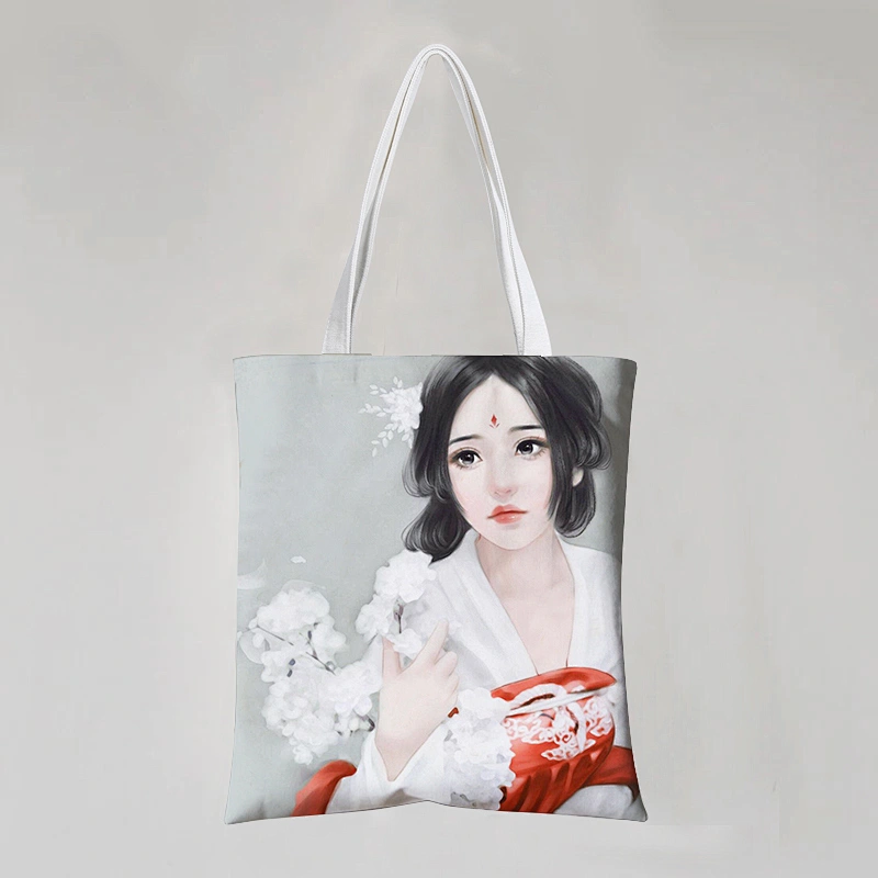 Digital Printed Stock Cotton Tote