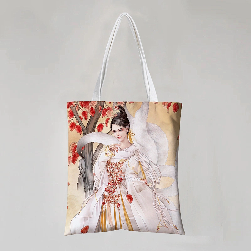 Digital Printed Stock Cotton Tote