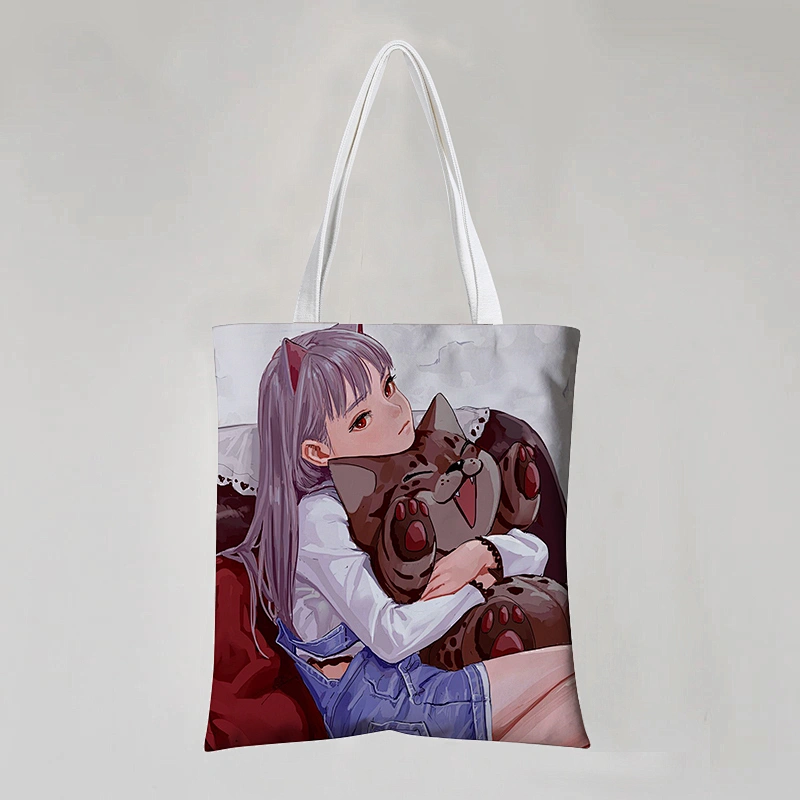 Canvas Bag Cartoon Printed