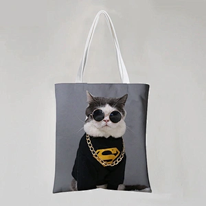 Cat Canvas Bag