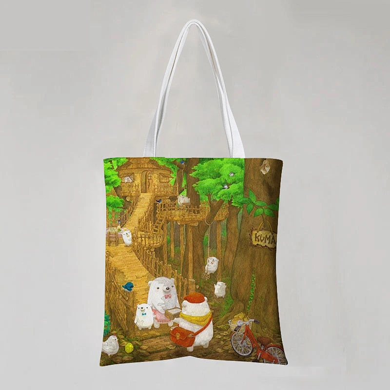 Bear Canvas Bag