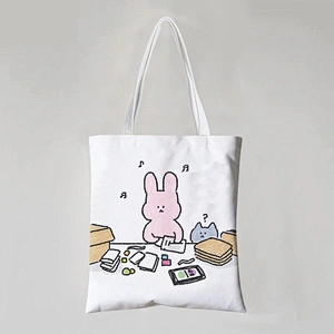 Rabbit Cotton Tote Bag