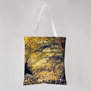 Stock Cotton Bag with Paintings