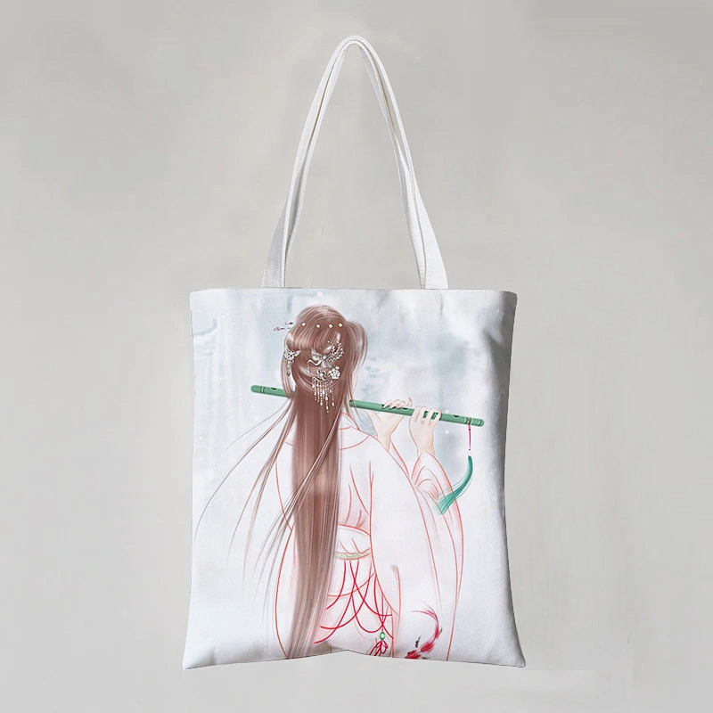Digital Printed Stock Cotton Tote