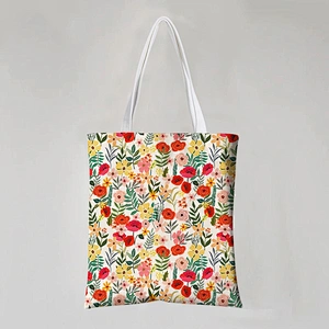 Cartoon Printed Cotton Bag