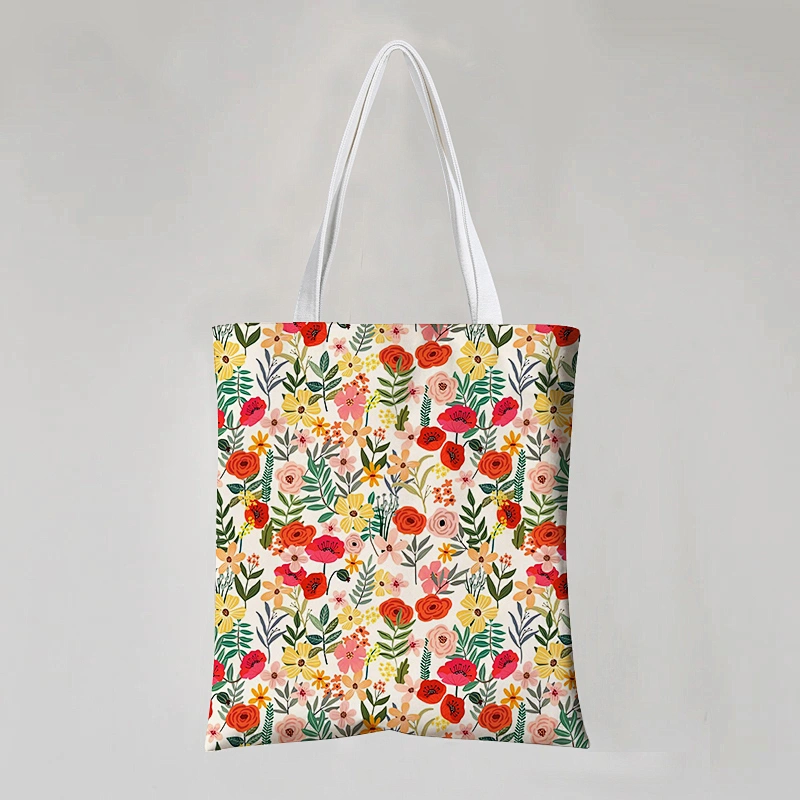 Cartoon Printed Cotton Bag