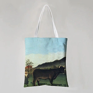 Cotton Bag with Painting
