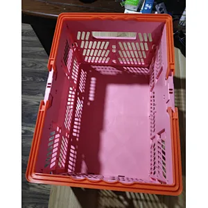 Folding shopping basket