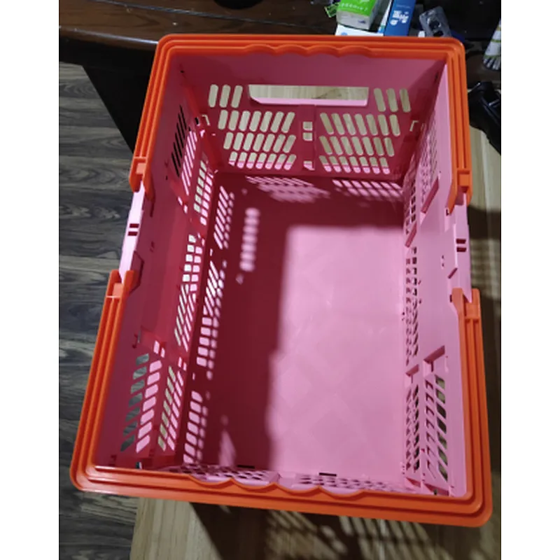 Folding shopping basket