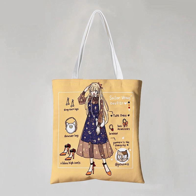 Stock Cotton Bag Digital Printed