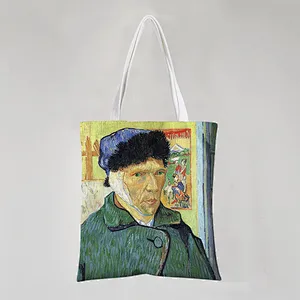 Stock Cotton Bag with Paintings