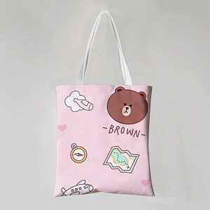 Cartoon Printing Stock Cotton Bag