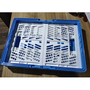 Folding storage frame