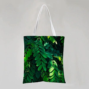 Plants Printed Bag