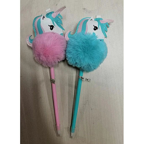 Resin pompom pen