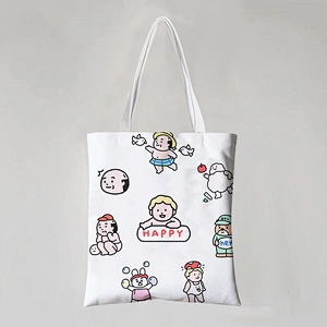 Cartoon Printing Stock Cotton Bag