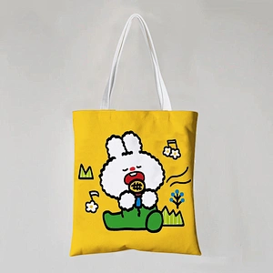 Rabbit Cotton Tote Bag