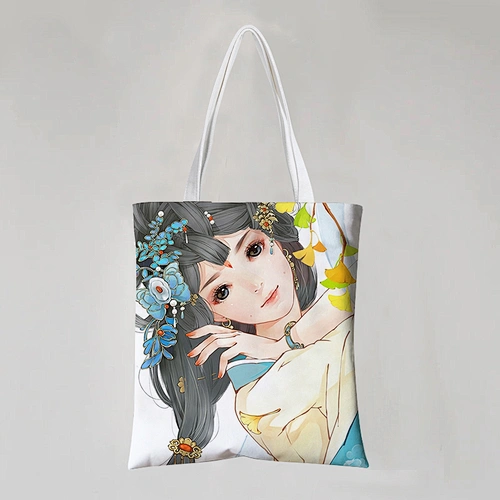 Digital Printed Cotton Tote Bag