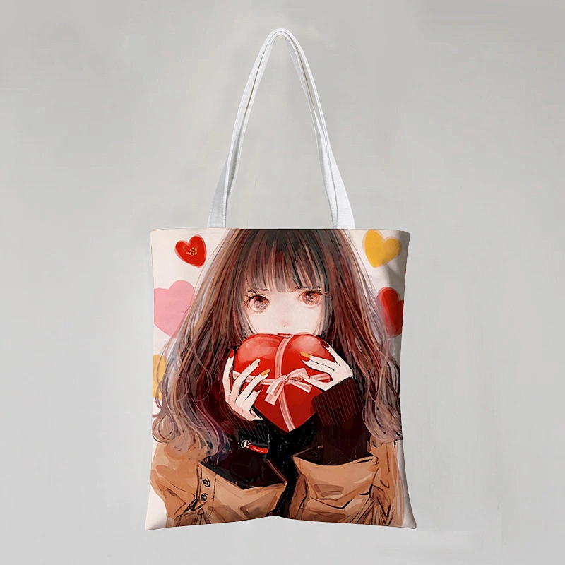 Canvas Bag Cartoon Printed