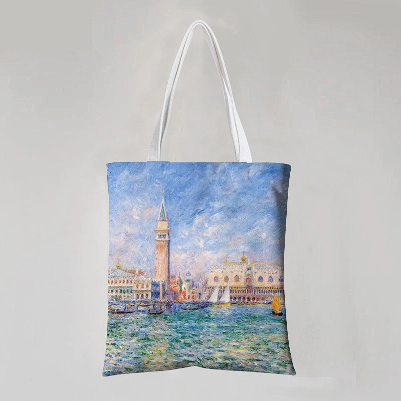 Custom Painted Stock Canvas Bag