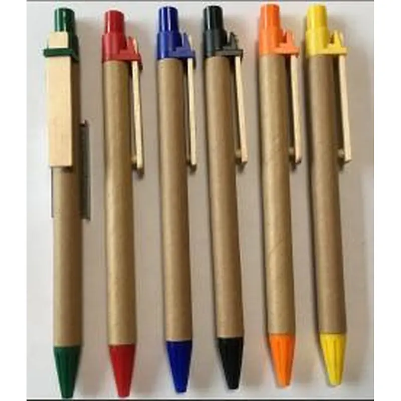 Green Paper Tube Pen