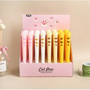 Cat claw silicone gel pen.