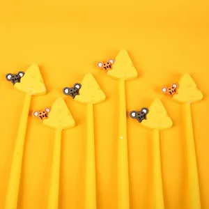 I love cheese silicone pen.