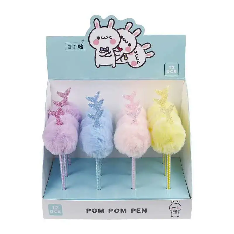 Fish Tail Hair Ball Pen