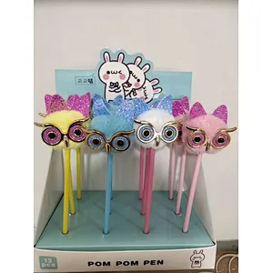 Owl fur ball pen