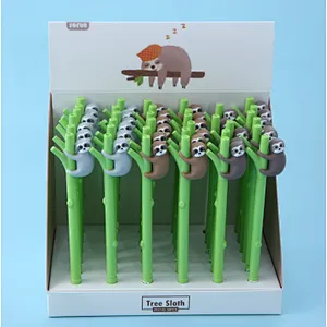 Tree sloth silicone pen.