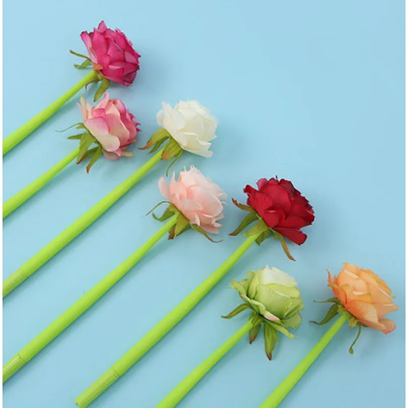 7-color optional rose silicone pen