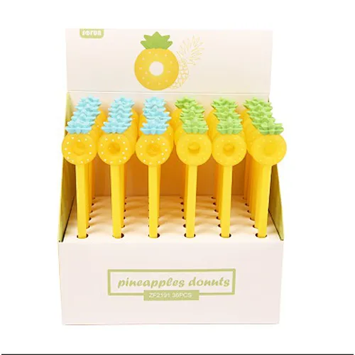 Pineapple doughnut pen