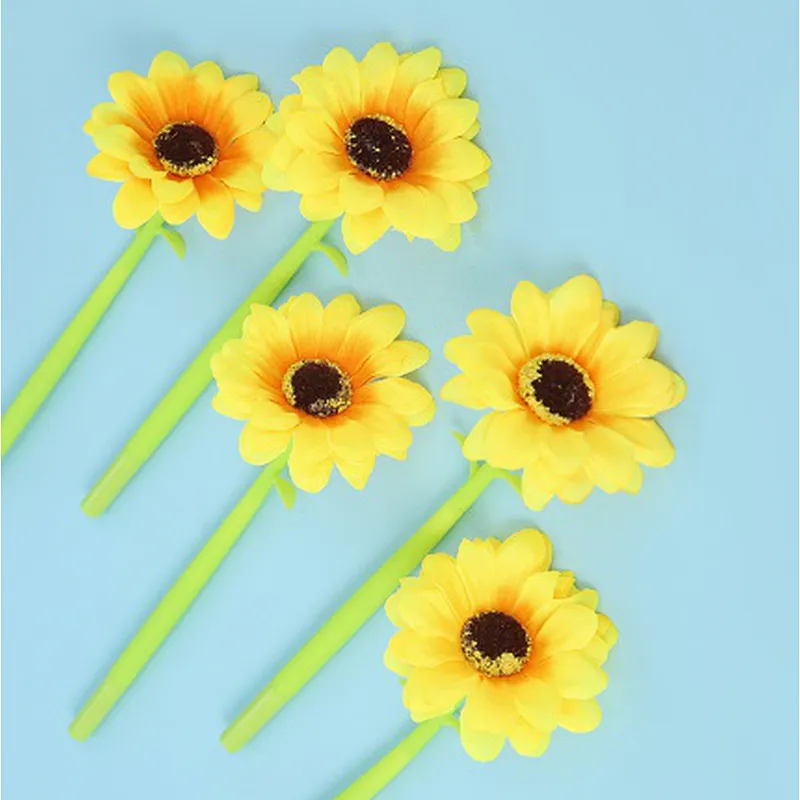 Sunflower silicone pen