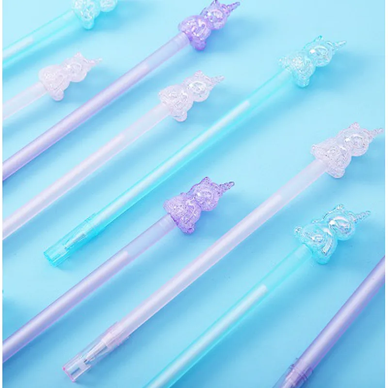 Unicorn acrylic gel pen.
