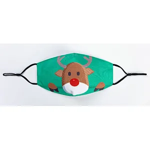 2 Layer Fashion Print Polyester Mask