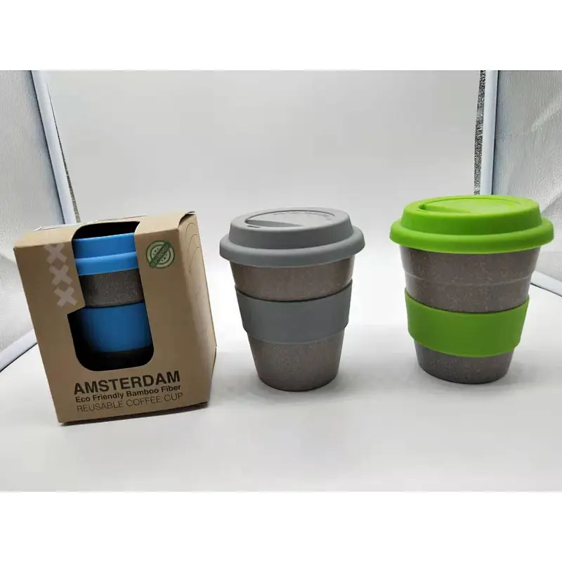 Environmental protection bamboo fiber cup