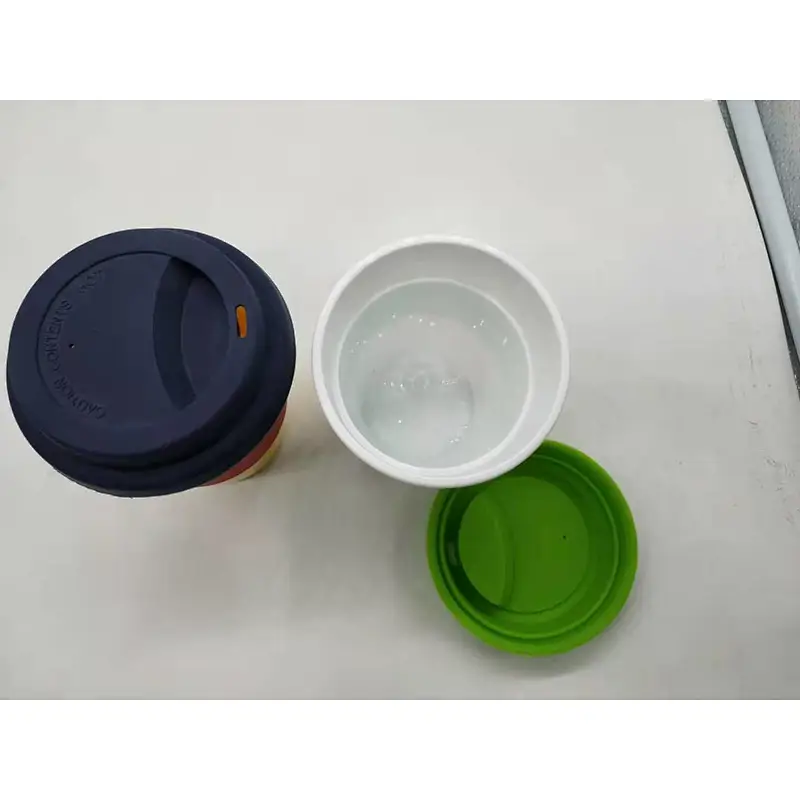 Portable plastic cup