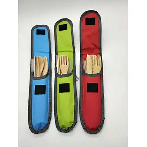 Bamboo tableware set