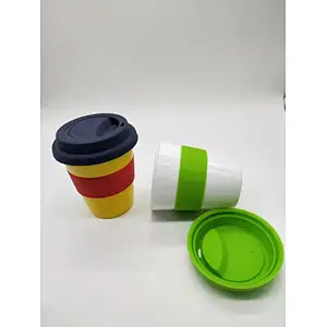 Portable plastic cup