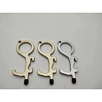 Non contact plastic multifunctional door opener