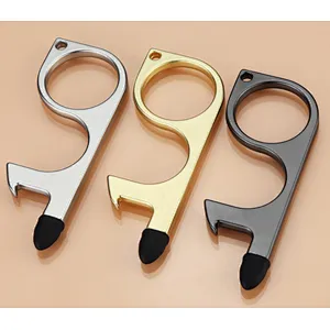 Non contact plastic multifunctional door opener