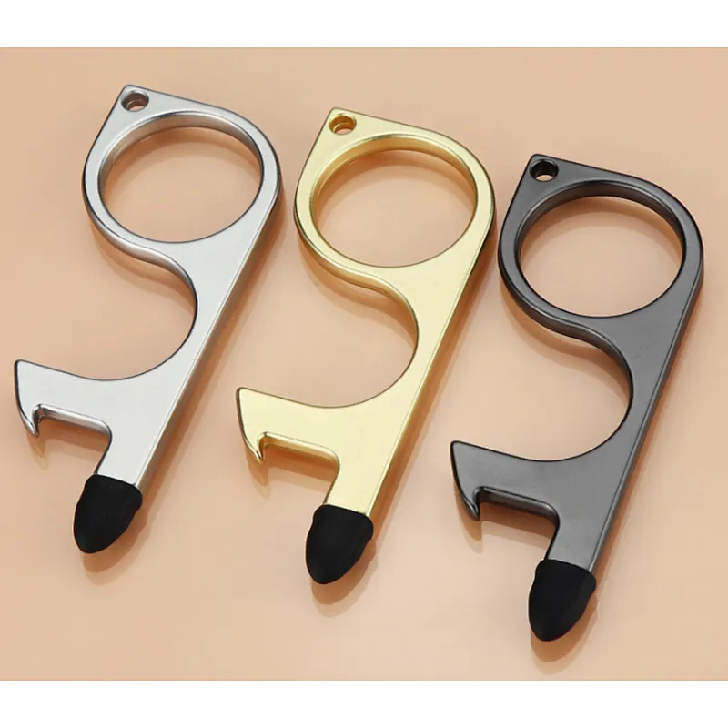 Non contact plastic multifunctional door opener