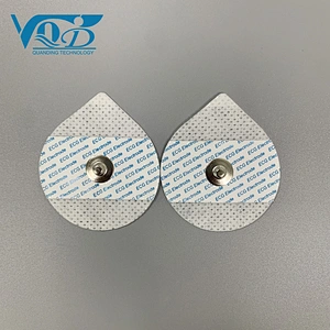Non-Woven Fabric Sticky Disposable Wireless Electrodes Ecg