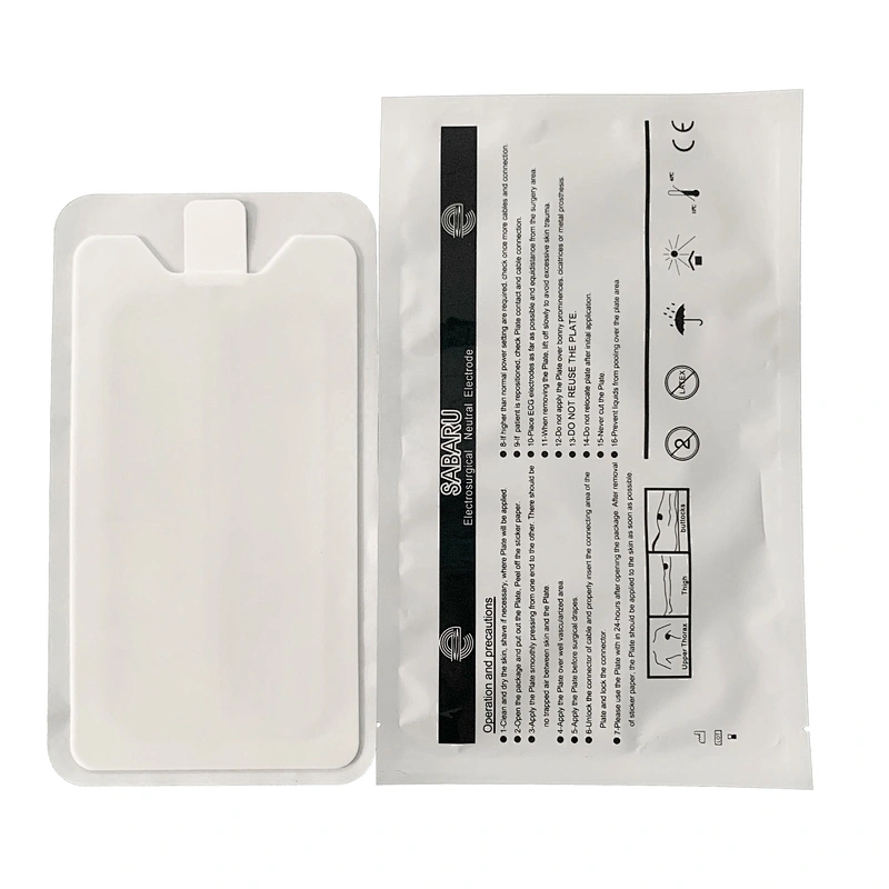 Hot Selling Neutral Negative Pad Disposable Electrosurgical Esu Grounding Pad