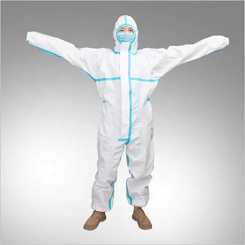 Protective Clothing Disposable Anti-permeable Protective Isolation Suit Cover Whole Body
