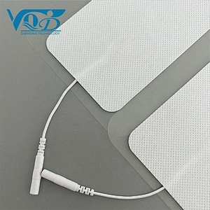 7*10cm Rectangle Pigtail Adhesive electrode Pad Tens Pas EMS Electrode Massage Pad