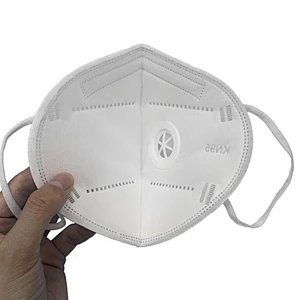 5 Layers Breathable Disposable FFP2 KN95 Face Mask with Valve