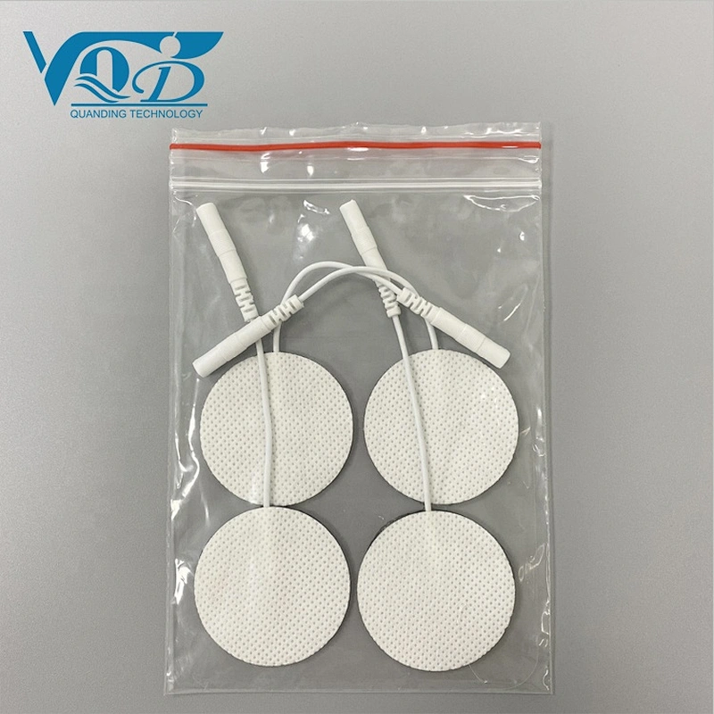 White Circle Physiotherapy Equipment TENS Electrode pads EMS Unit for Massage