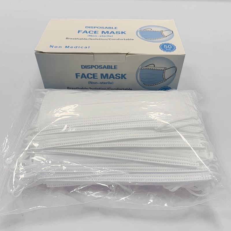 Disposable 3 ply Face Mask Personal Protection Fabric Face Mask